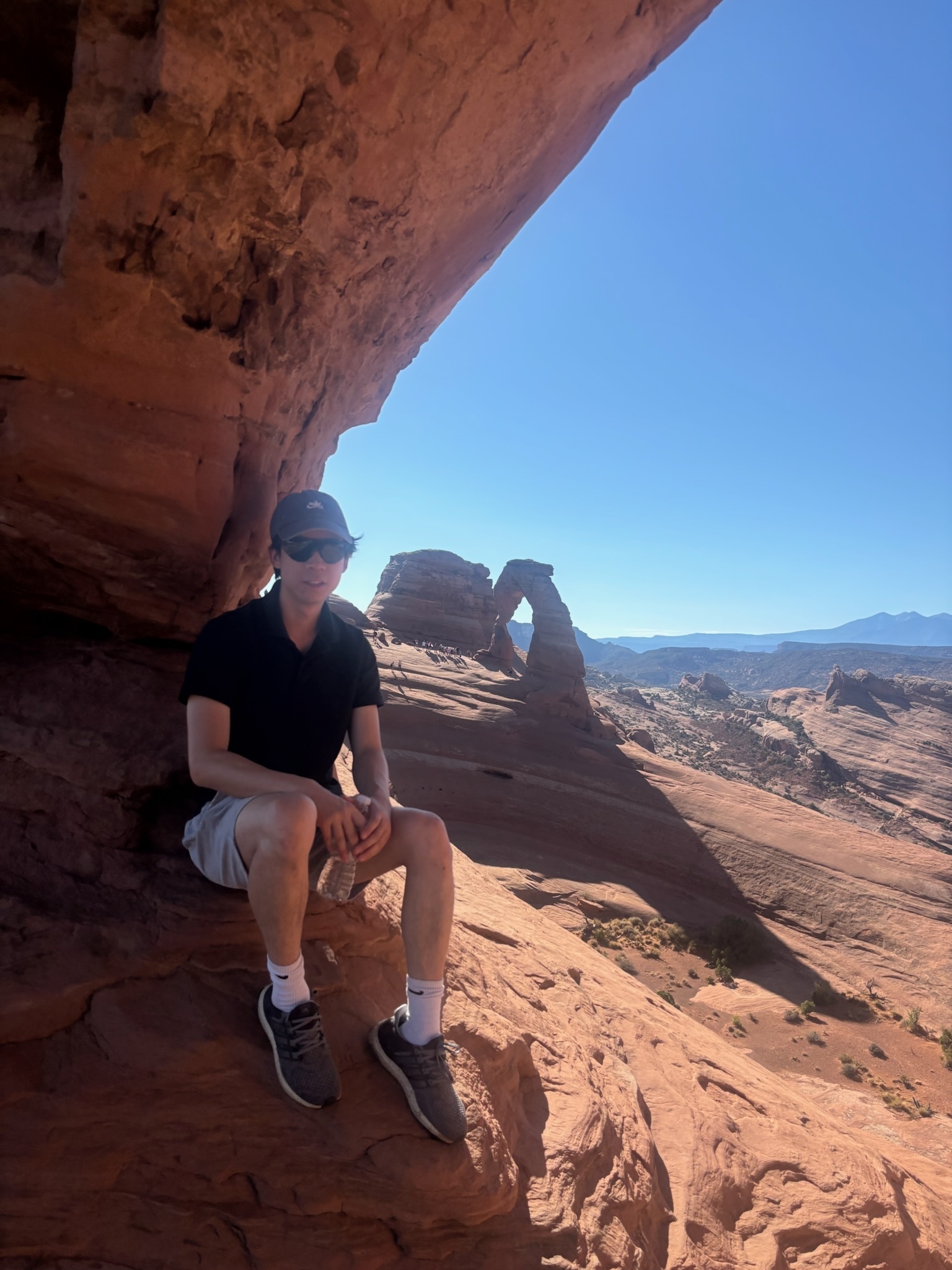 Samuel Voon at Delicate Arch, Arches National Park